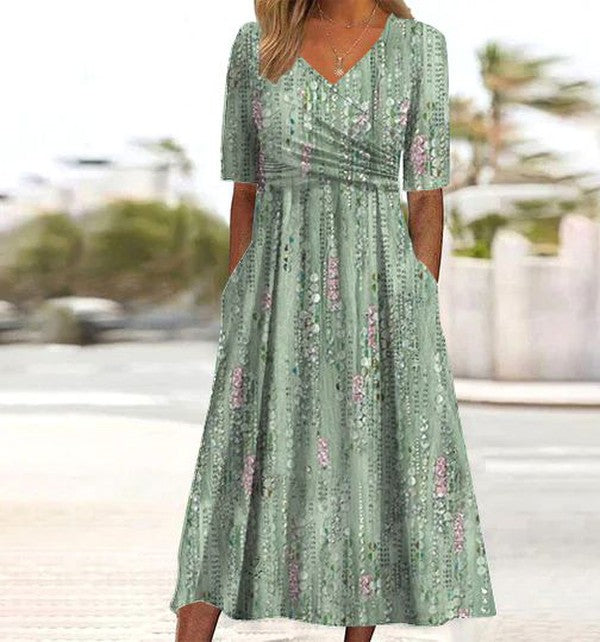 Hannah™ | Elegant Floral Summer Dress