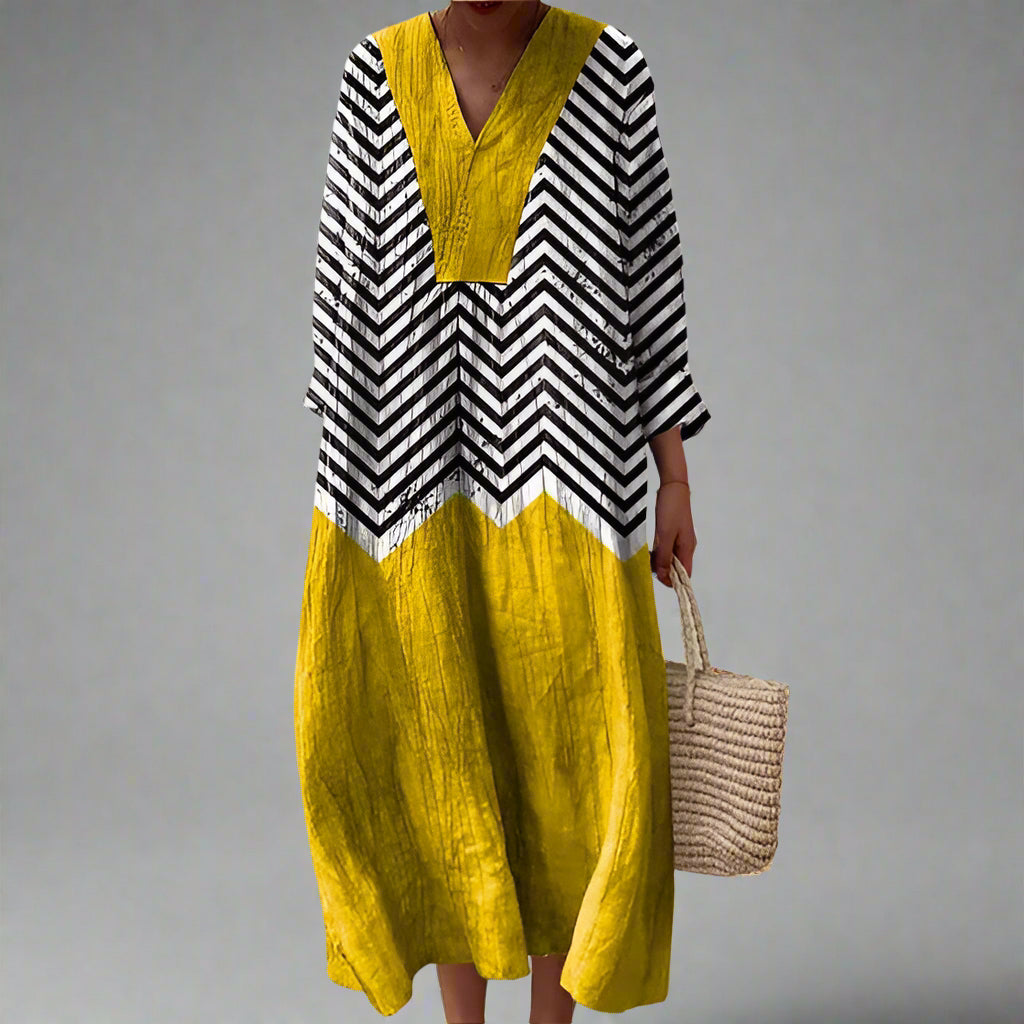 Julia™ | Elegant Geometric Dress
