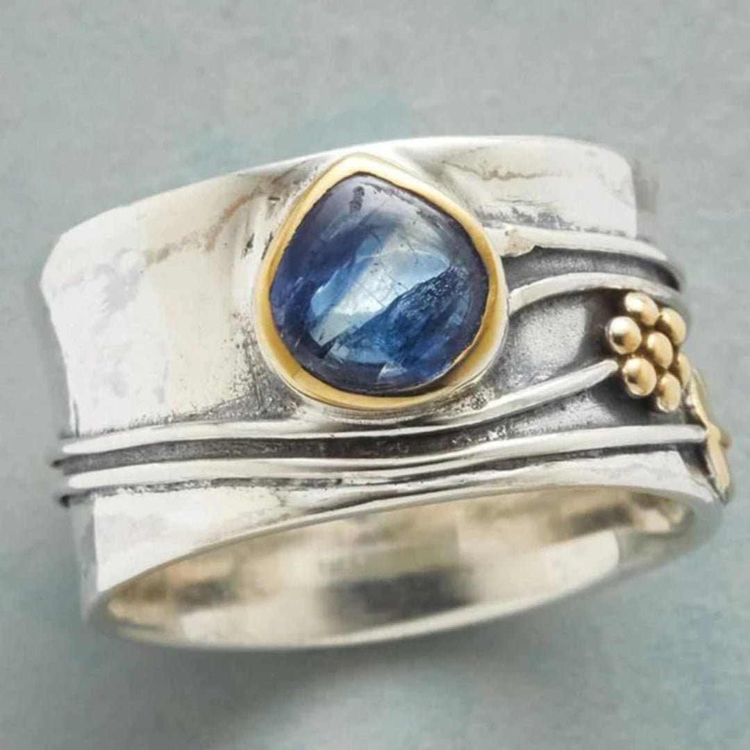Selene™ | Vintage Blue Stone Ring
