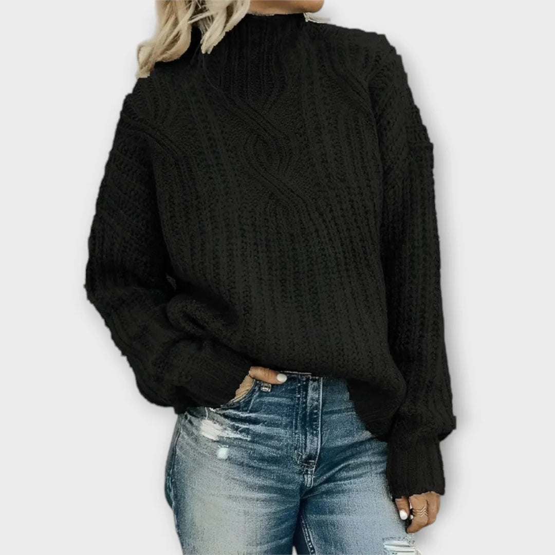 Liv™ | Modern High-Neck Sweater