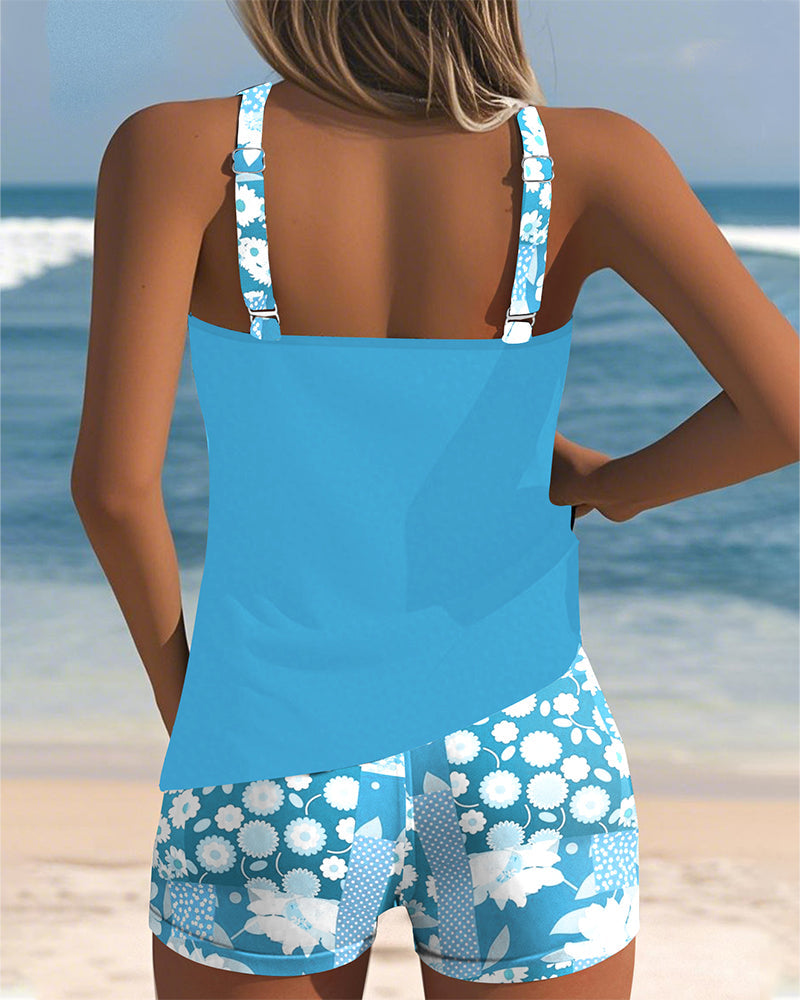 Melanie™ | Two-Piece Swimsuit with Comfortable Fit and Floral Beach Style