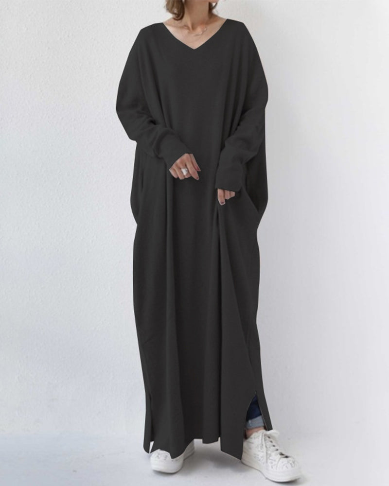 Harriet™ | Elegant Winter Maxi Dress for Women with Long Sleeves
