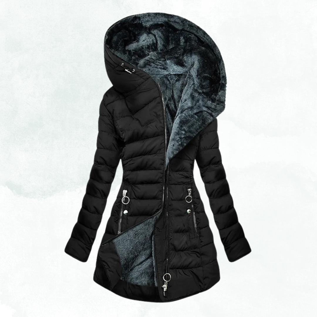 Everlynn™ | Faux-Fur Lined Coat for Ultimate Warmth & Elegance