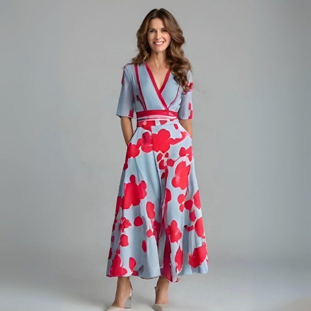 Florita™ | Floral Wrap Dress