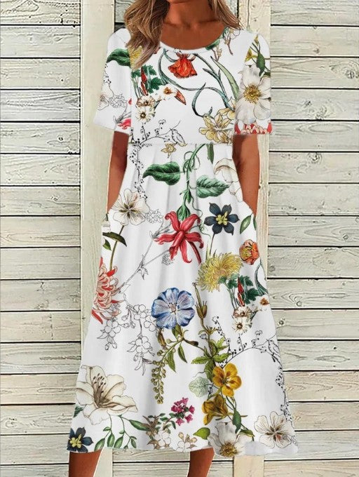 Jean™ | Printed Midi Dress