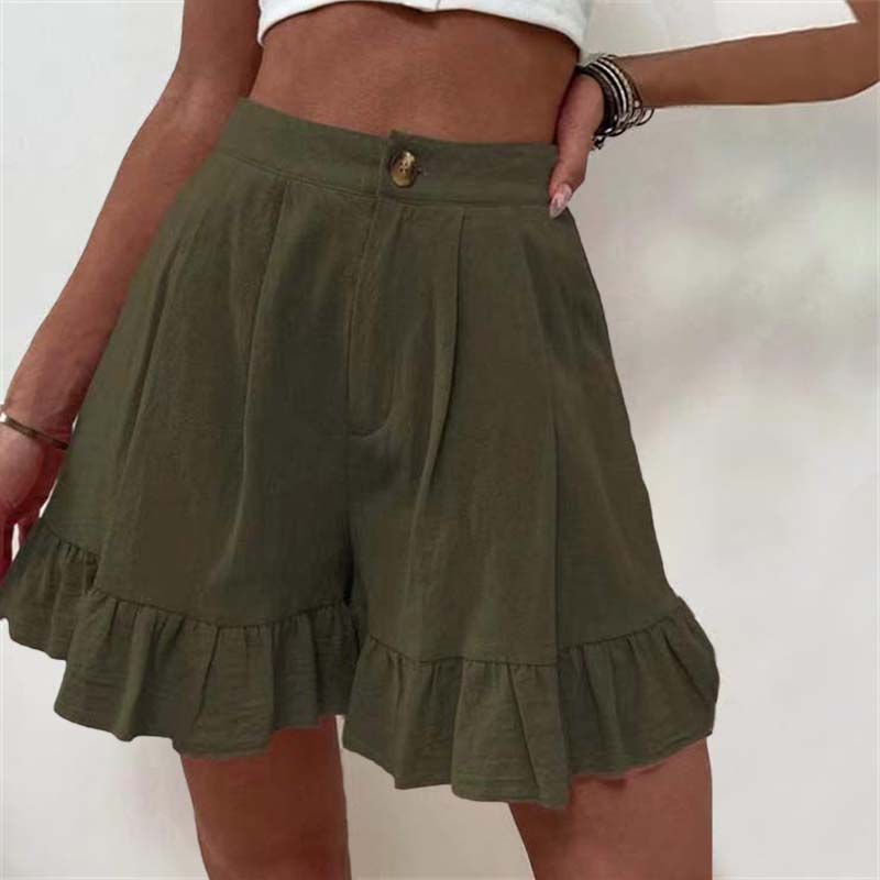 Kissha™ | Breezy Ruffle Hem Shorts