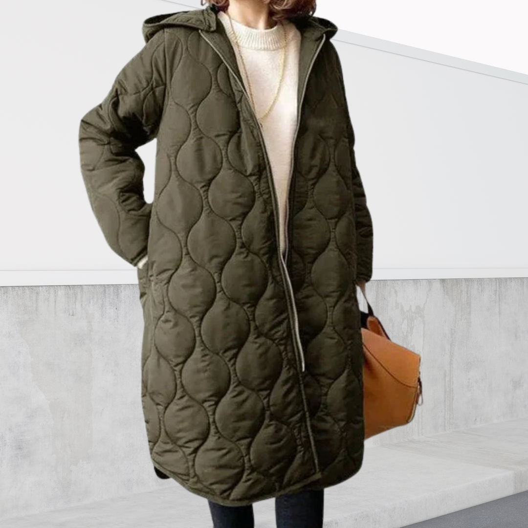 Nordica™ | Oversized hooded Parka with details