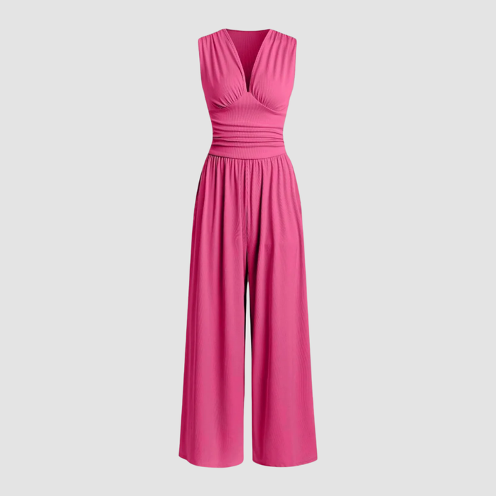 Dorothy™ | Stretch Comfort Wide-Leg Jumpsuit