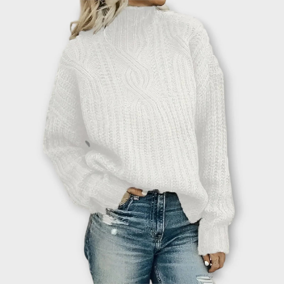 Liv™ | Modern High-Neck Sweater