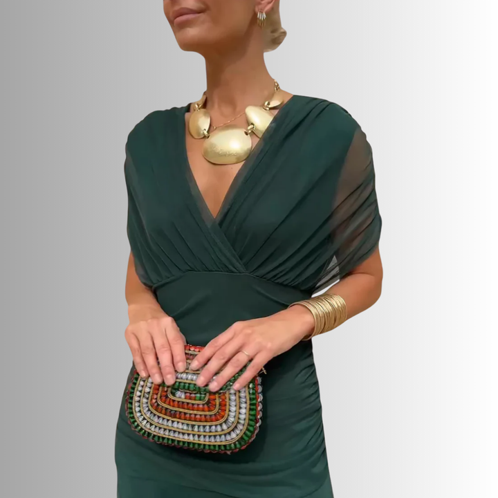 Maxine™ | Timeless Off-Shoulder Maxi Dress
