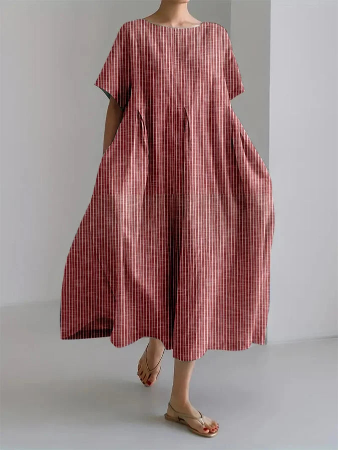 BIANCA | Casual Long Dress with Comfortable Cut and Retro Style for Every Day