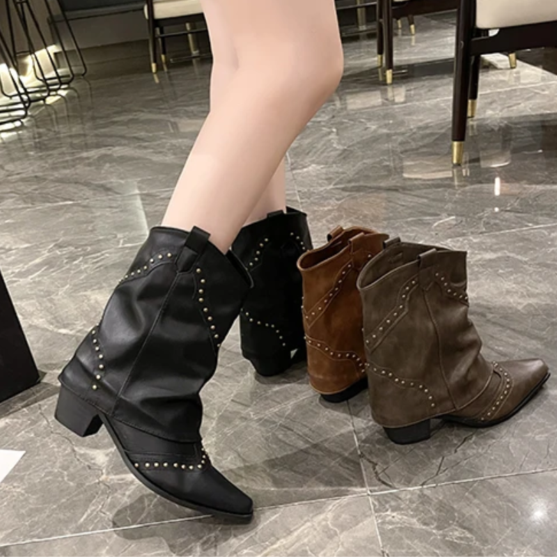 Sierra™ | Studded Western Boots