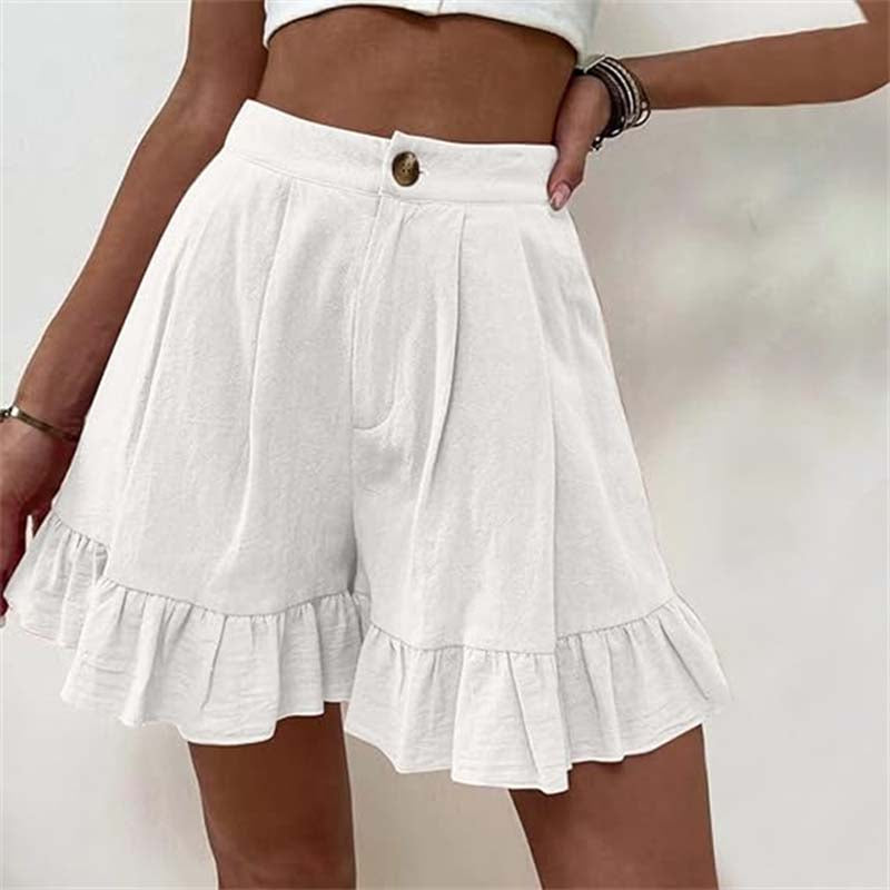 Kissha™ | Breezy Ruffle Hem Shorts