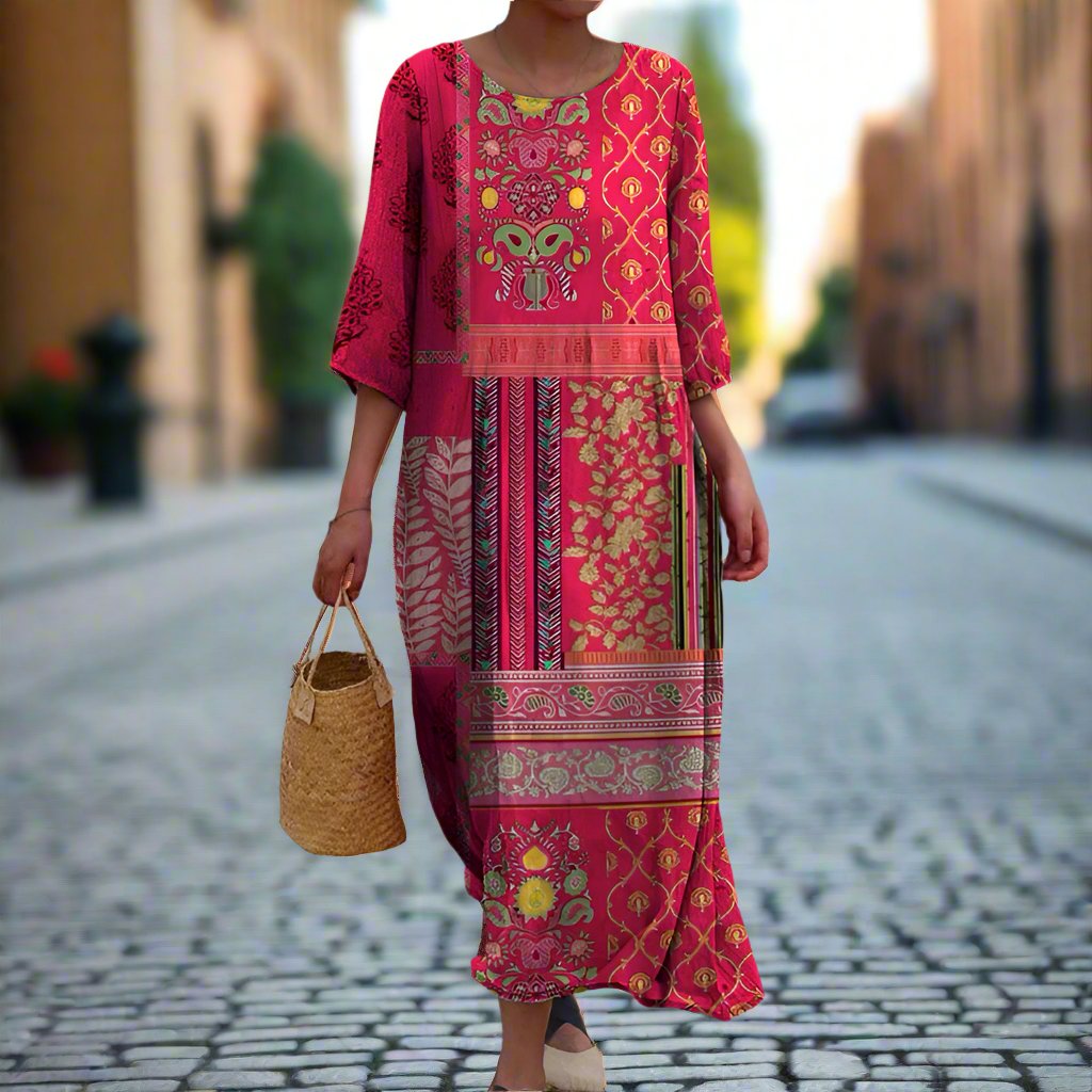 Tracy™ | Loose Fit Boho Maxi Dress