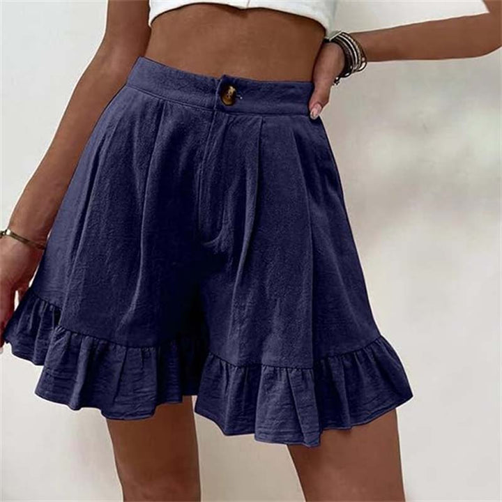 Kissha™ | Breezy Ruffle Hem Shorts