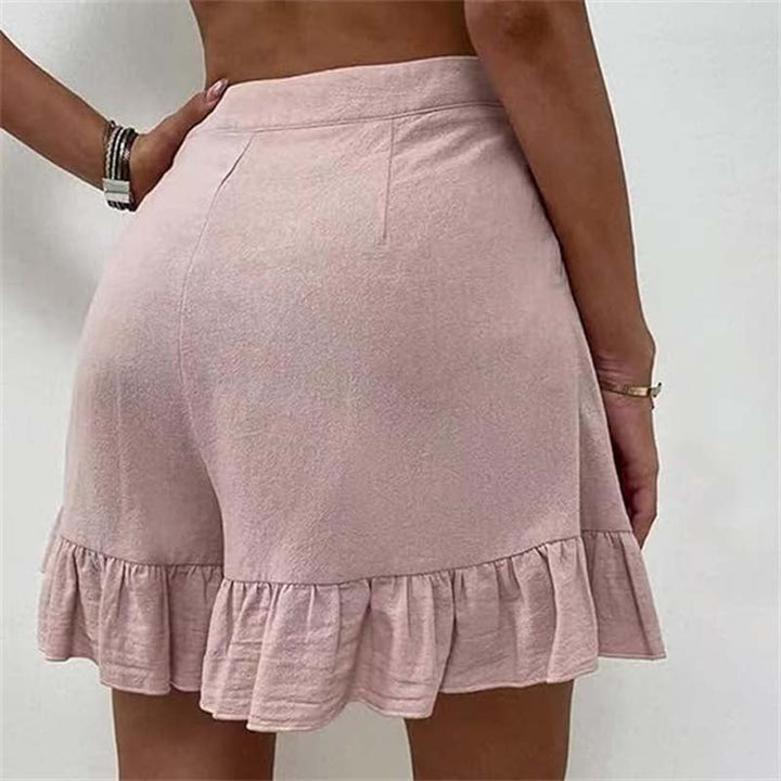 Kissha™ | Breezy Ruffle Hem Shorts