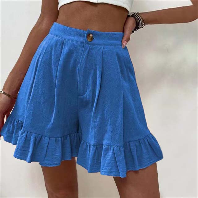 Kissha™ | Breezy Ruffle Hem Shorts