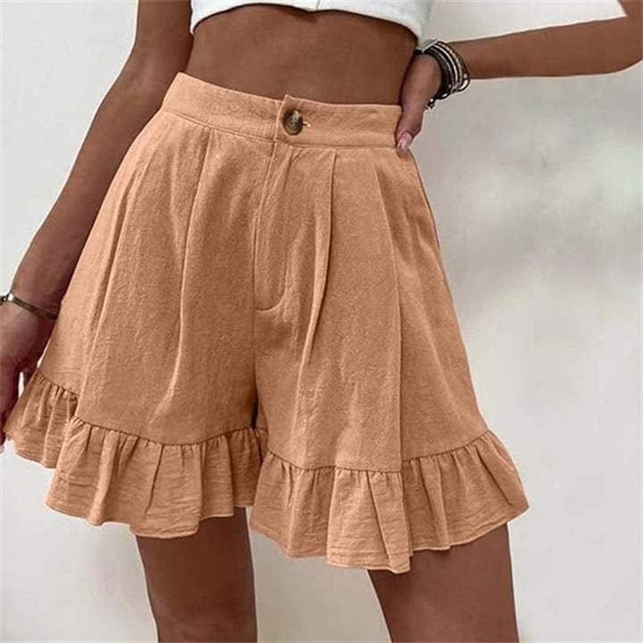 Kissha™ | Breezy Ruffle Hem Shorts