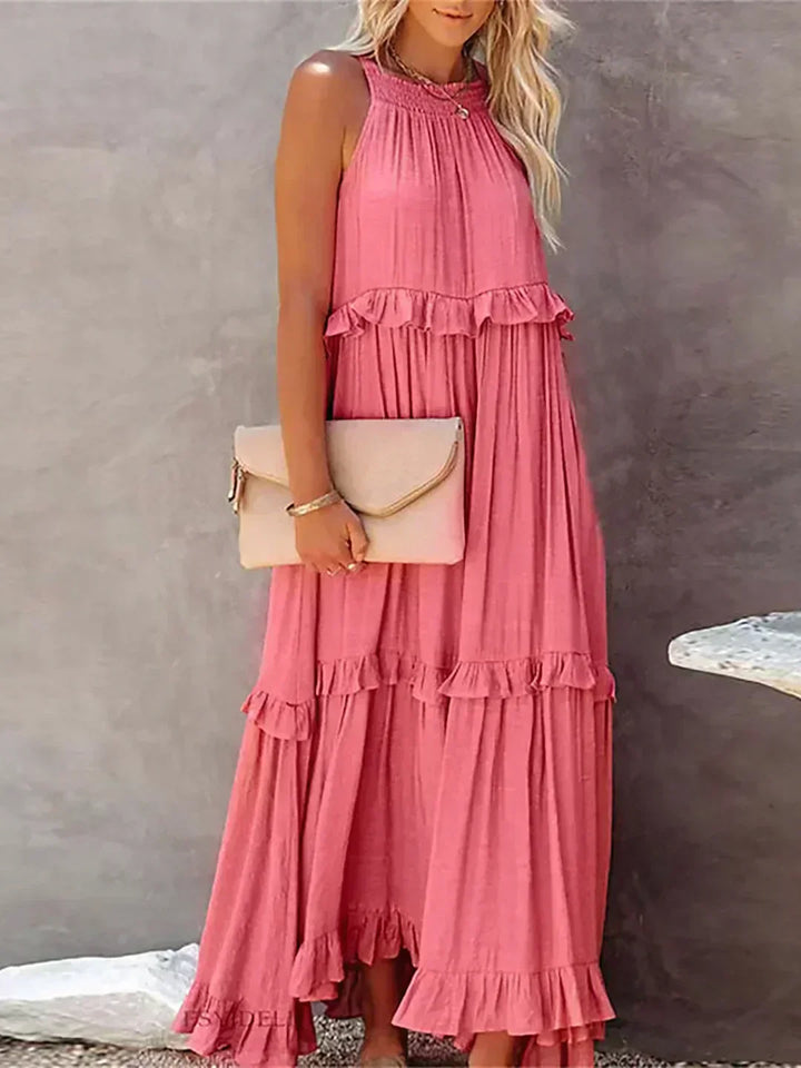 Courtney™ | Elegant Sleeveless Dress with Ruffles