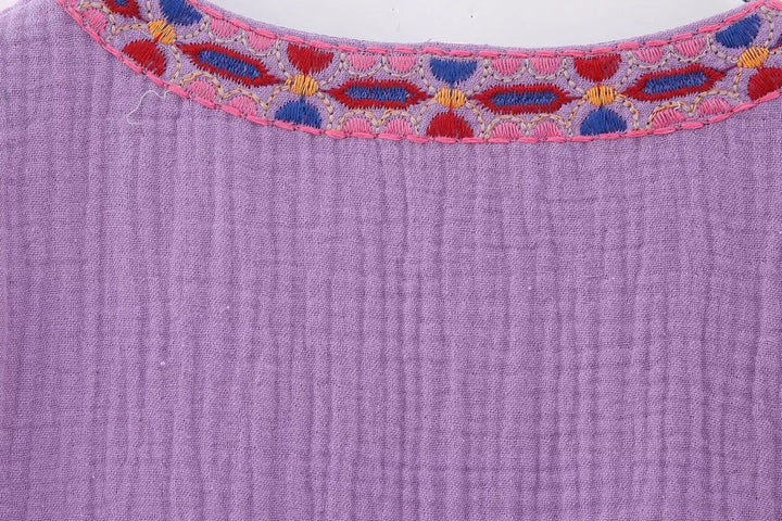 Vivienne™ | Vintage Embroidered Boho Vest