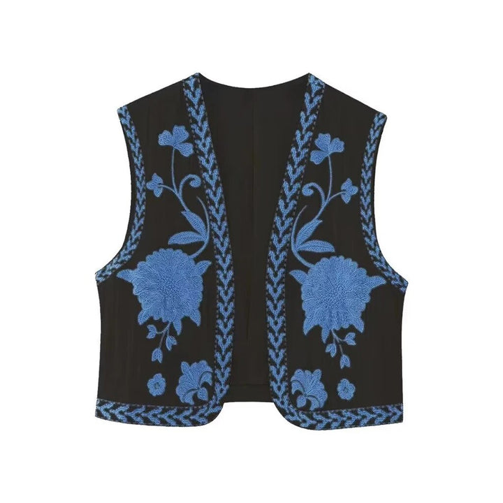 Vivienne™ | Vintage Embroidered Boho Vest