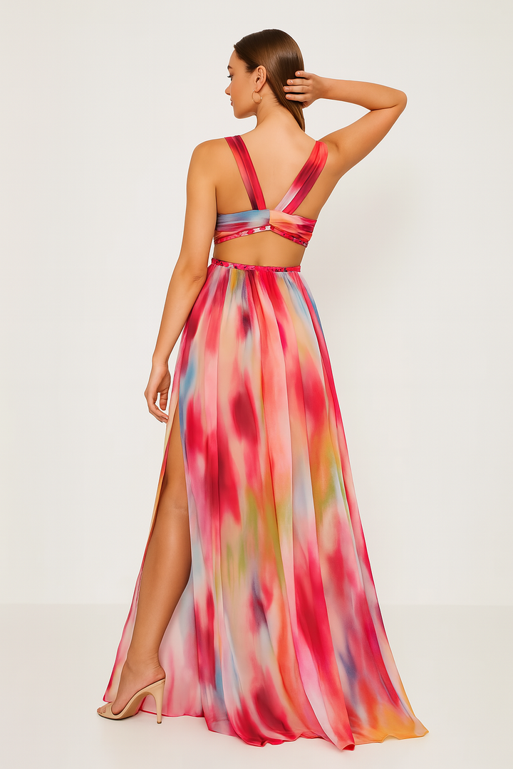 Adrienne™ | Painted Maxi Dress