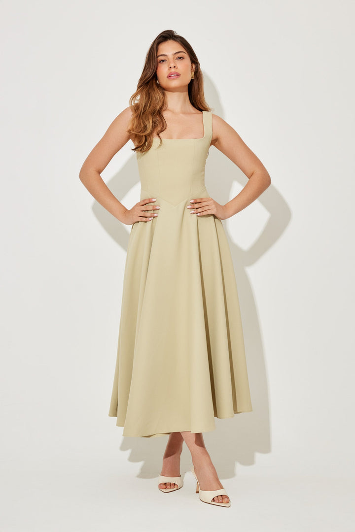 Angela™ | Timeless Flowy Midi Dress