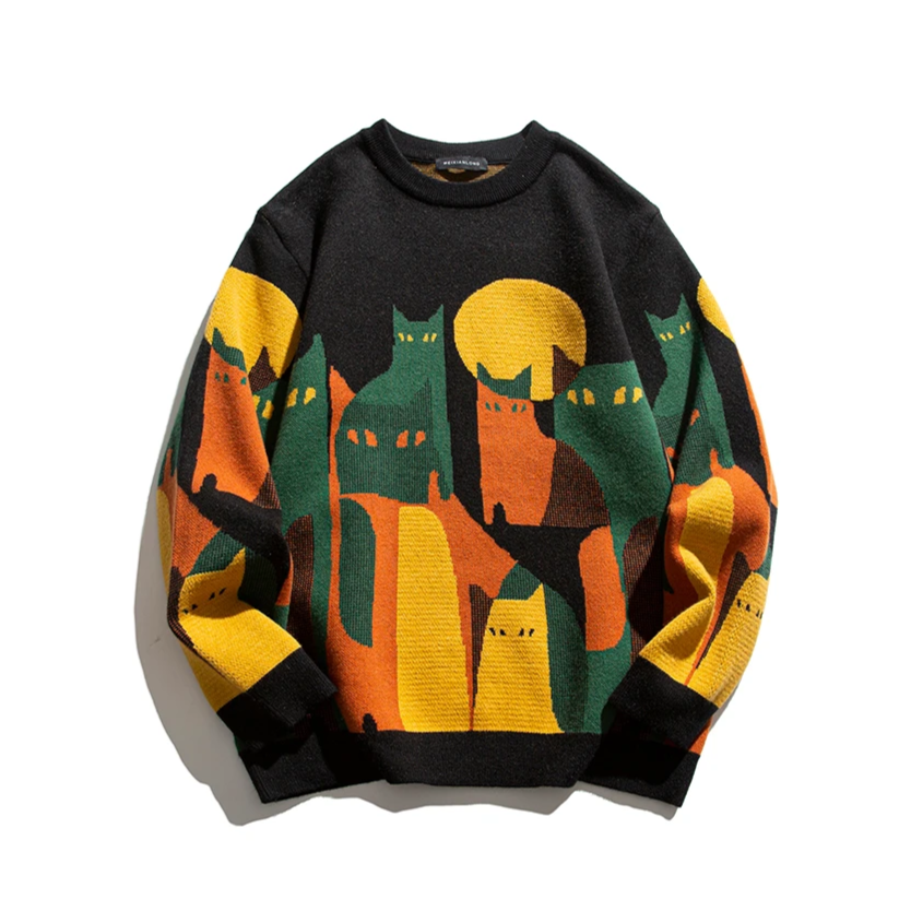 Felix™ | Moonlit Cat Sweater