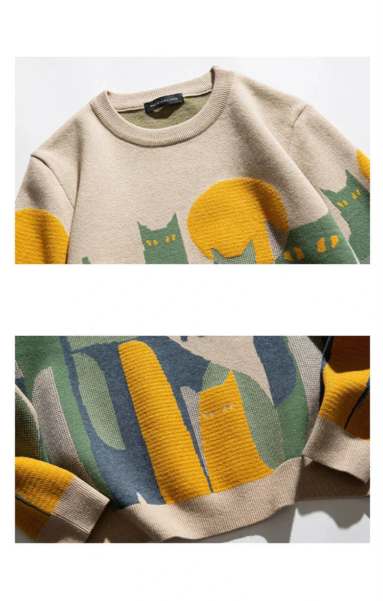 Felix™ | Moonlit Cat Sweater