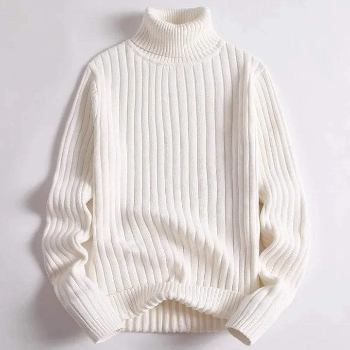 Laurent™ | Ribbed Knit Turtleneck