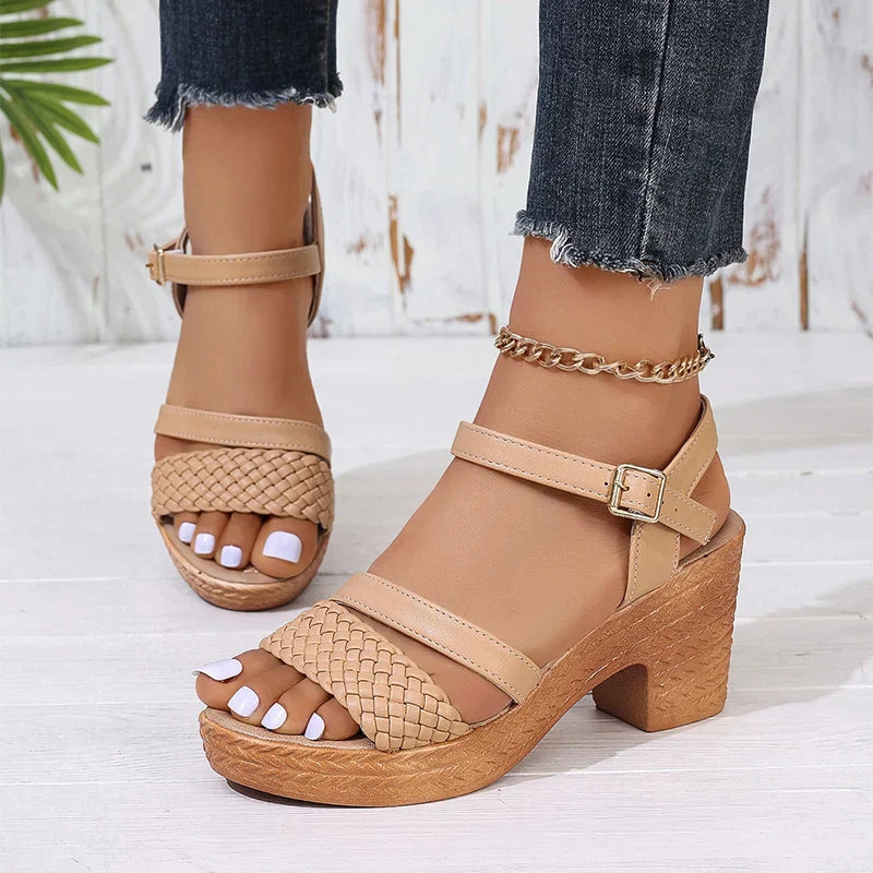 Deborah™ | Woven Platform Sandals