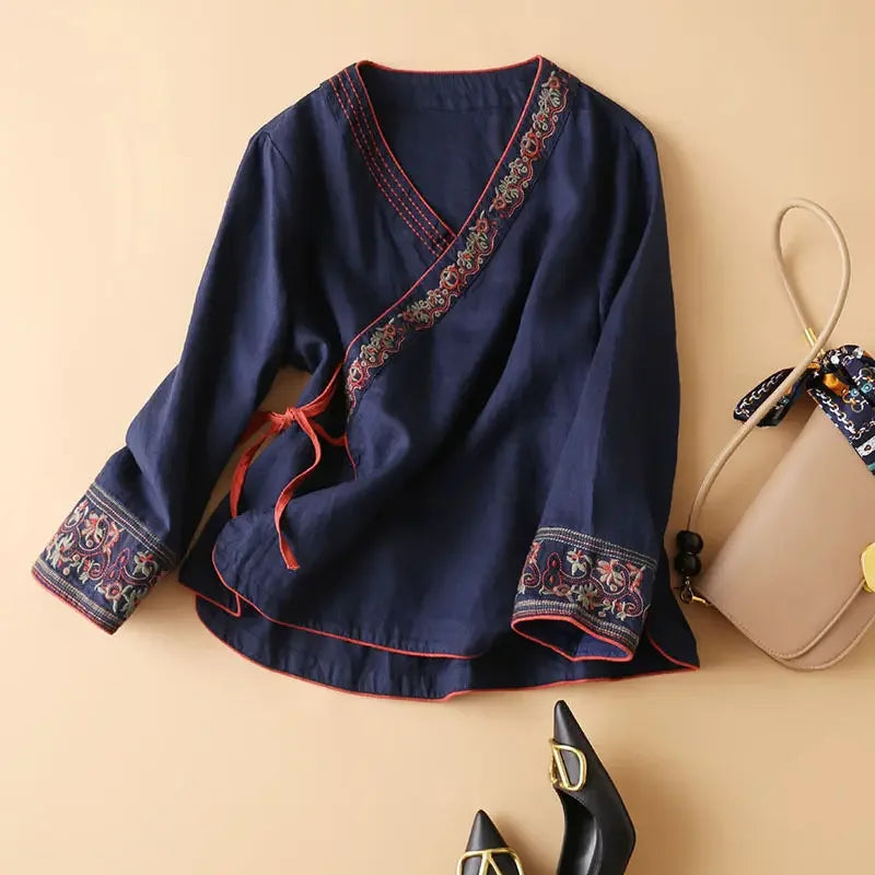 Lotus™ | Relaxed Embroidered Breeze Blouse