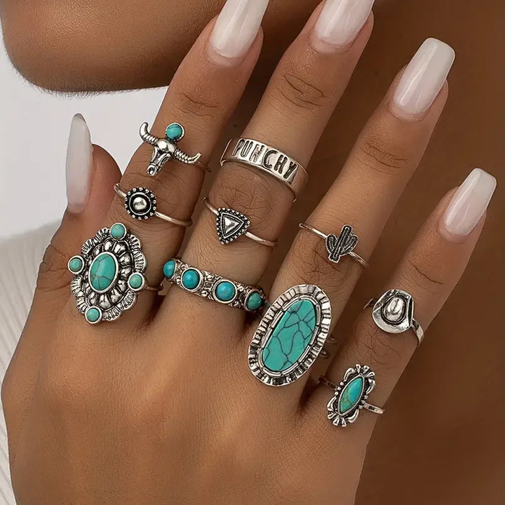 Dakota™ | 10-Piece Western Ring Set