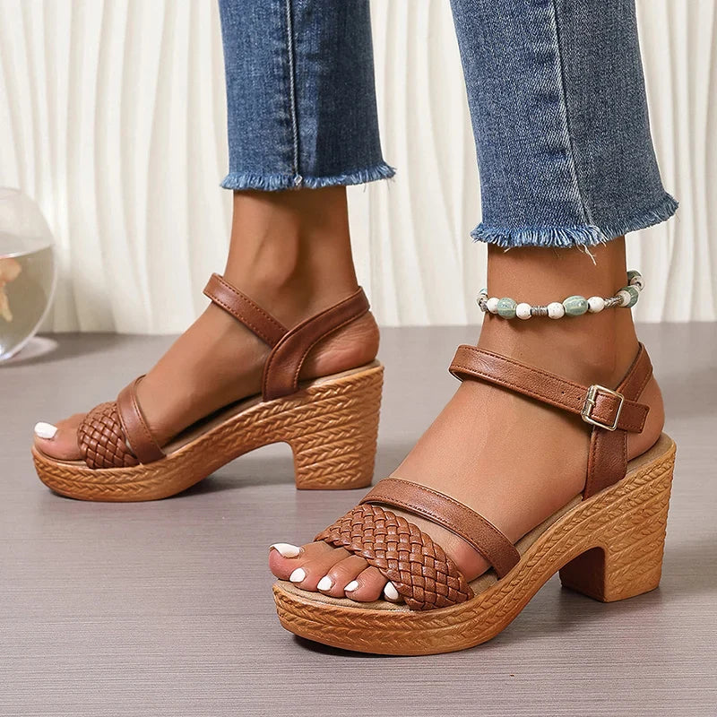 Deborah™ | Woven Platform Sandals