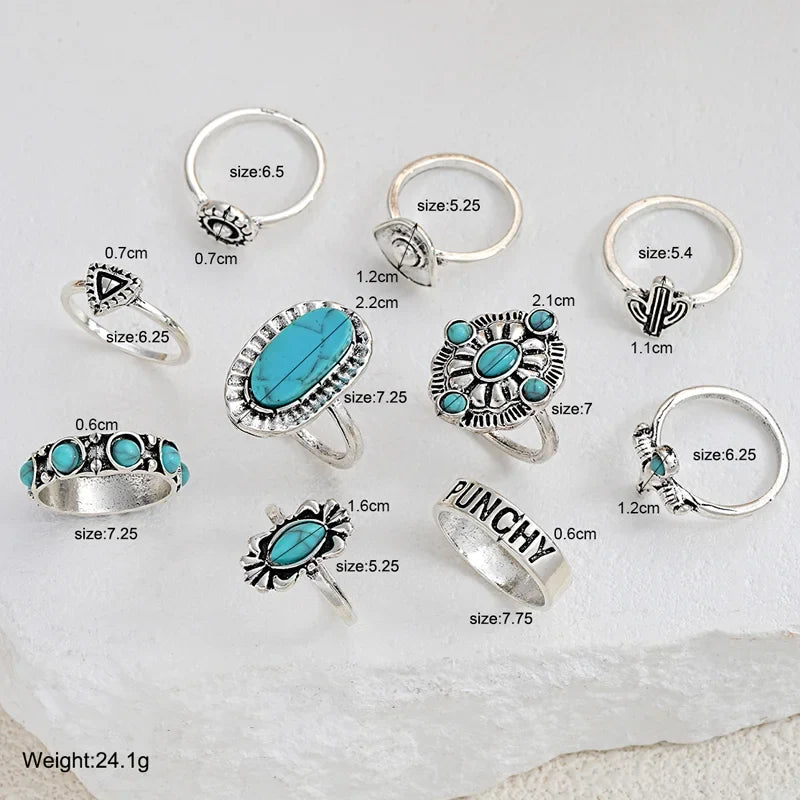 Dakota™ | 10-Piece Western Ring Set