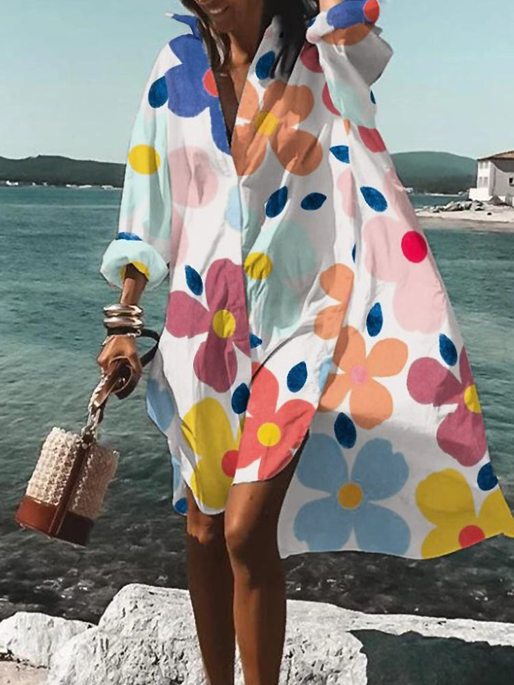 Mary™ | Summer Midi Shirt Dress