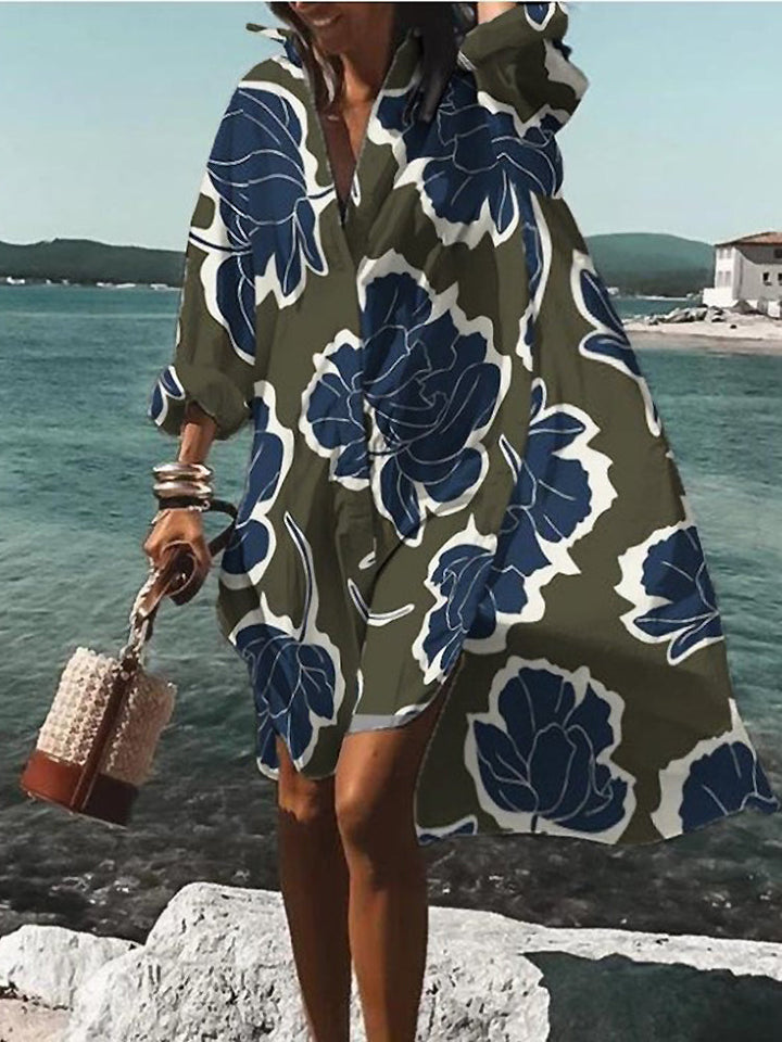 Mary™ | Summer Midi Shirt Dress