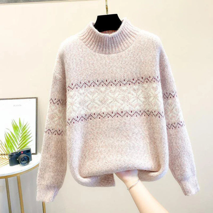 Isabella™ | Snowflake Knit Sweater