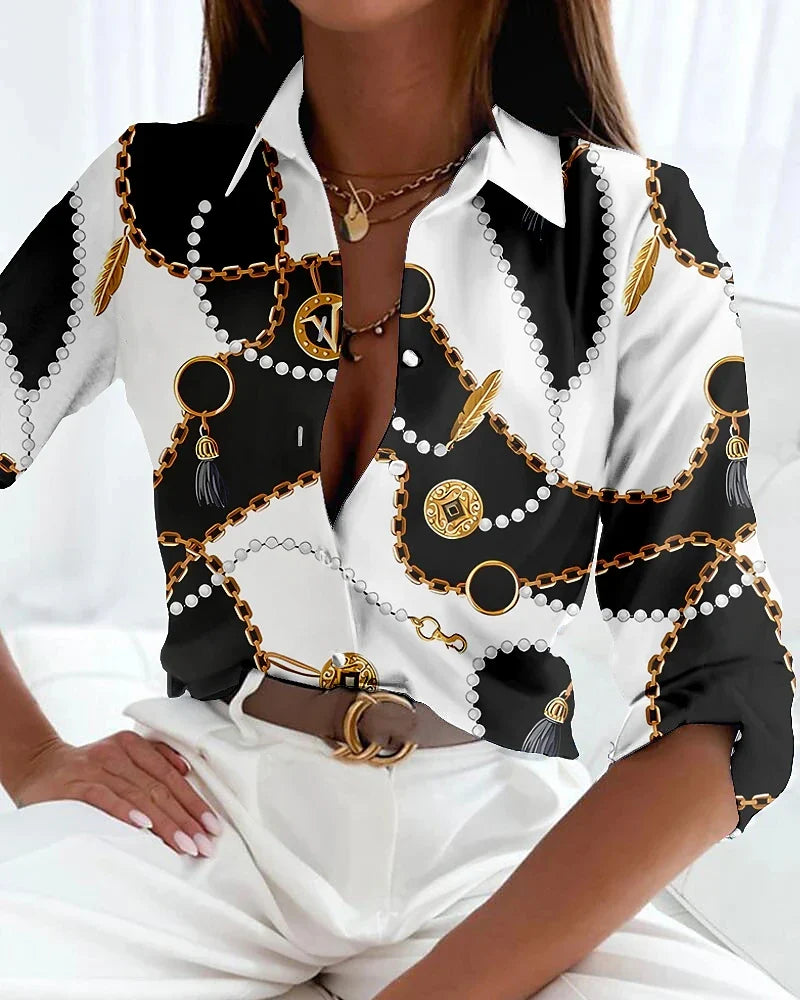 Viola™ | Contemporary Printed Blouse