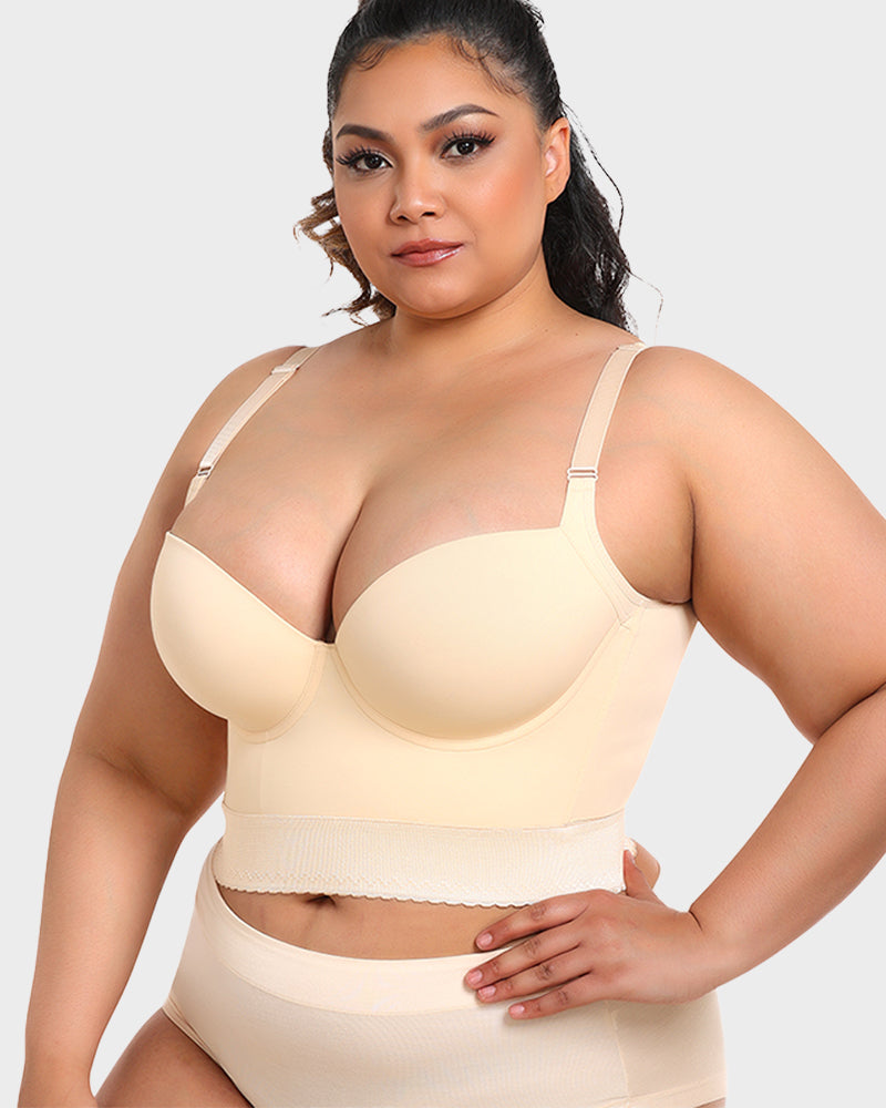 ContourFit™ | Built-In Shapewear Longline Push-Up Bra