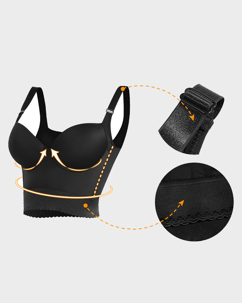 ContourFit™ | Built-In Shapewear Longline Push-Up Bra