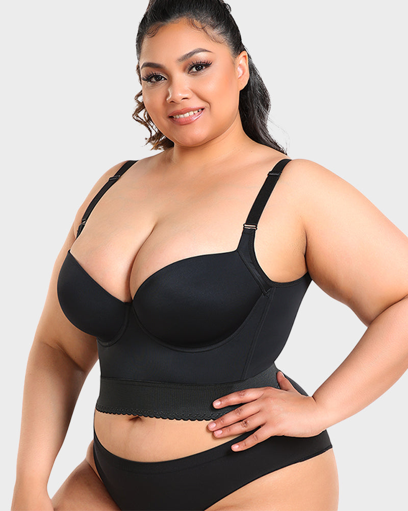 ContourFit™ | Built-In Shapewear Longline Push-Up Bra