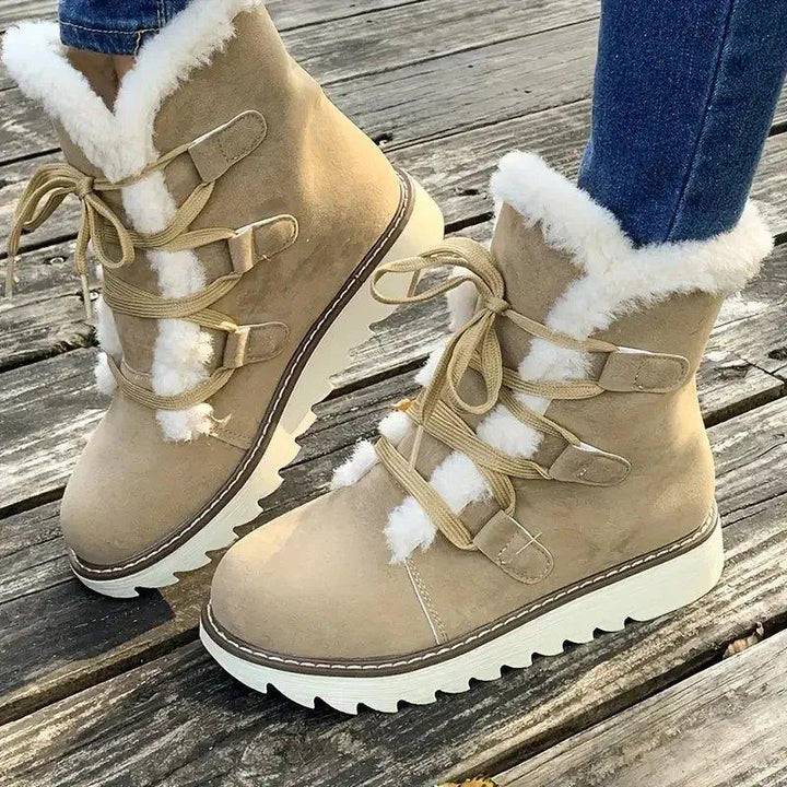 ArcticBloom™ | Plush-Lined Winter Boots