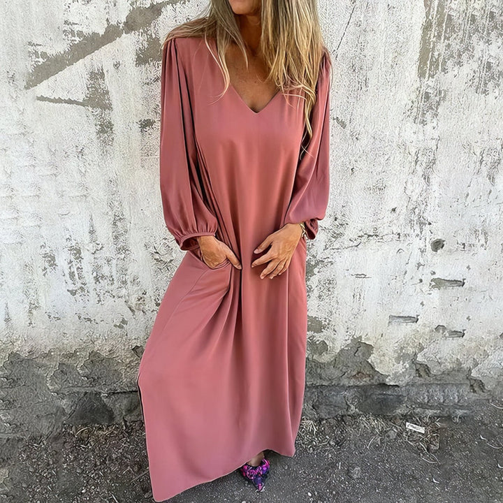 Solana™ | Flowing Maxi Dress with Pockets