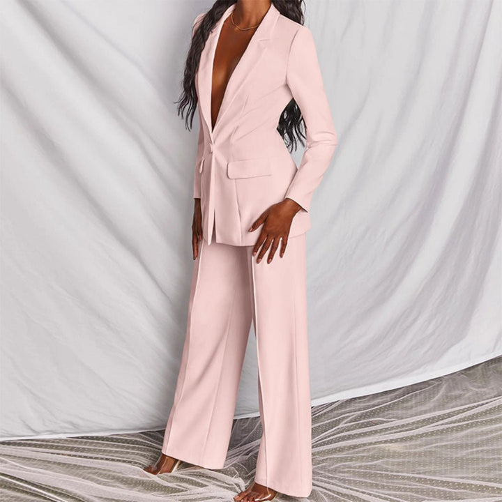 Leotine™ | Chic Blazer & Trousers Set