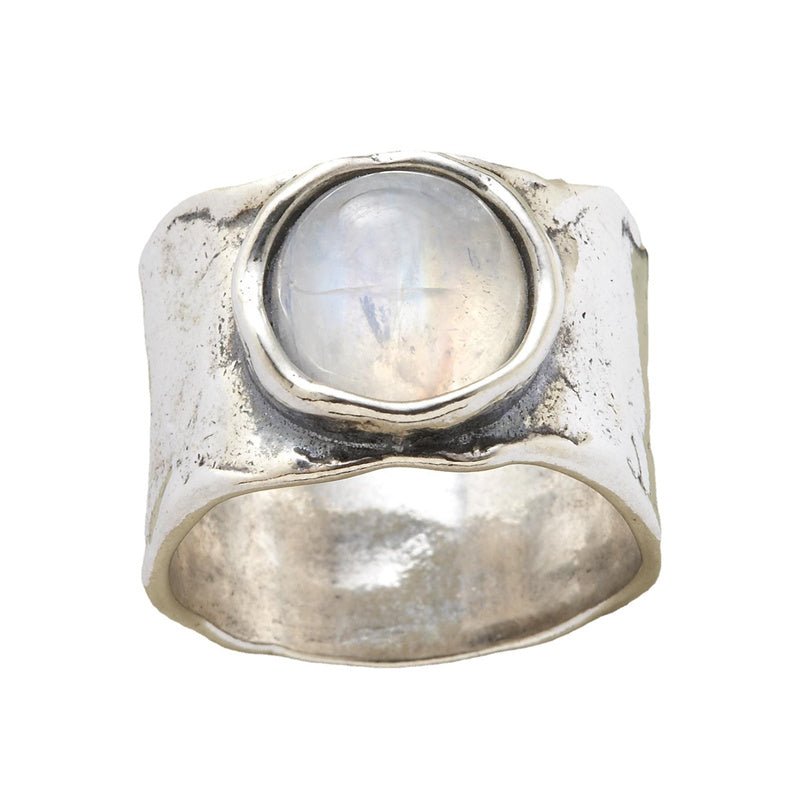 Lunara™ | Silver Moonstone Ring