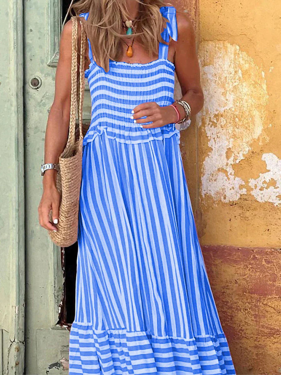 Emilia™ | Elegant Striped Summer Dress