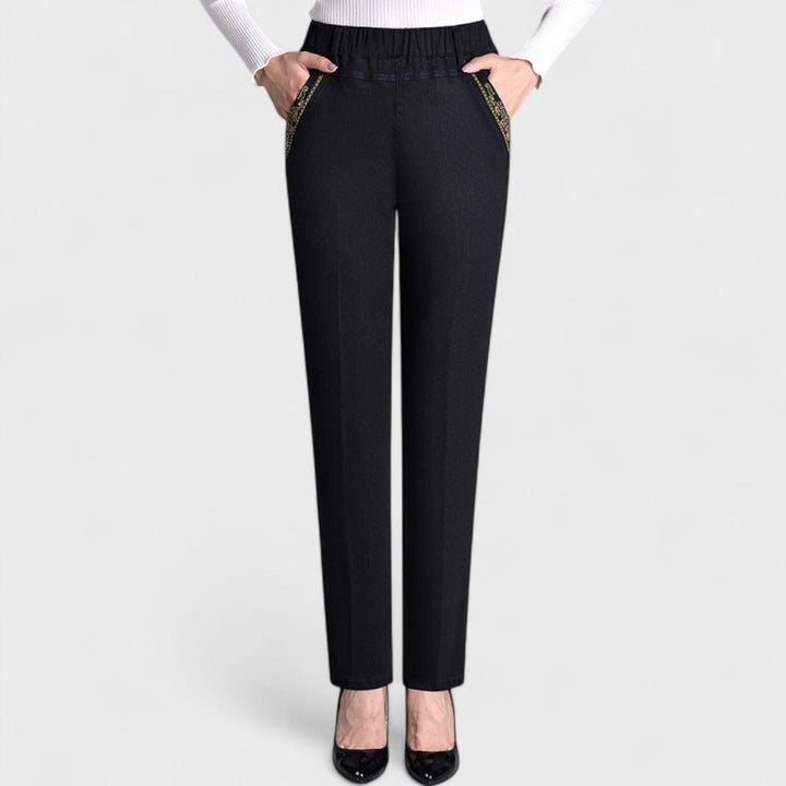 Marian™ | Women's Jeans with Side Pockets and Elastic Waist
