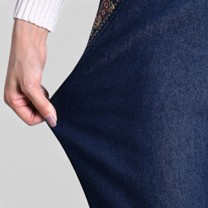Marian™ | Women's Jeans with Side Pockets and Elastic Waist