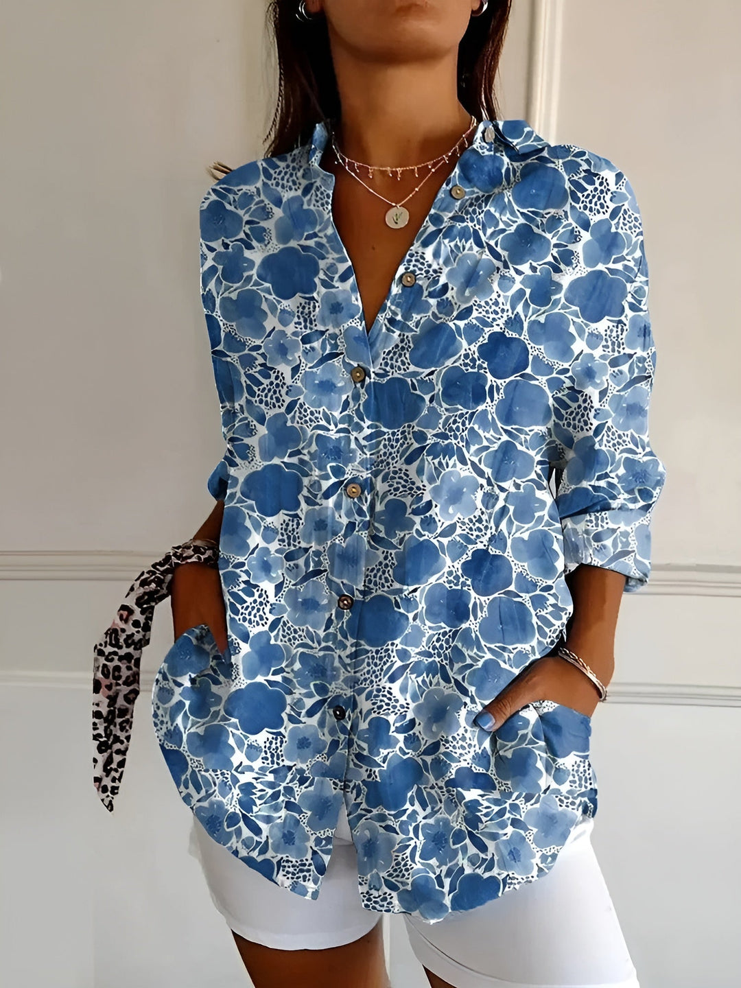 Avril™ | Chic Blouse with Whimsical Prints